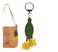 Genérico Porte-clés floral pour voiture et sac | Accessoire élégant pour femme et fille, cadeau pour famille, couples et mères, citronier, Consulte la descripción