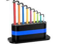 Generico Porte-clés hexagonaux - Support pour clés hexagonales - Porte-clés antidérapant à libération rapide pour atelier banc de chariot outils