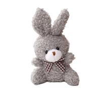 Genérico Porte-clés lapin en peluche - Peluche douce lapin velours | Mini lapin assis avec | en peluche pour ou téléphone | Pendentif enfant cadeau pour Pâques anniversaire
