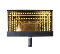 Generico Porte-clés mural - Cintre pour miroir avec illusion de lumière 3D - Crochet pour porte-clés | pour garage, entrée, maison, atelier, zone de stationnement, côté de la porte