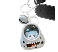 Generico Porte-clés ours - Porte-clés lumineux de nuit | accessoire décoratif à accrocher pour sacs porte-feuilles, Nouveauté amusante pour les passionnés, gris, Fare riferimento alla descrizione