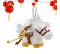 Generico Porte-clés peluche Cheval - Petits ornements Pendentifs Animaux Peluche | Charm pour Porte-clés Cheval Jouet Poupées - Pour Adultes Amoureux Amis Garçons Filles Femmes Hommes