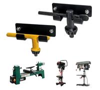 Generico Porte-clés pour mandrin 2 pièces, support métallique pour clé de broche murale | organisateur d'outils pour perceuse de bureau menuiserie Garage Casa