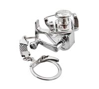 Generico Porte-clés pour sac à dos, pendentif en métal pour bobine - roue à tambour porte-clés pendentif pour sac - pour sacs portefeuilles téléphone valises bureau maison voyage hommes et femmes, Un