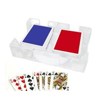 Generico Porte de Carte ROTAUX - Support de Carte Rotatif Plus Clair pour Deux Decks | Porte de Papier Roulant Stable pour Poker, et Adultes, Accessoires de Jeu Pratiques