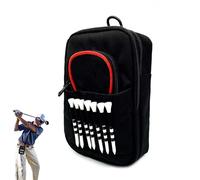 Generico Porte de Golf: Porte Tee, Poches Multiples, Sac Portable | pour Balles de Golf Tee Objets de Valeur Hommes Femmes Terrain Pratique de Plein air Sport pour Libre viagg