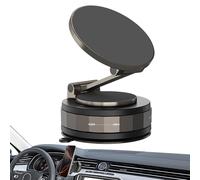 Generico Porte de téléphone magnétique à vide | Supports de téléphone portable à tableau de bord magnétique roulant, automobiles, berceau de smartphone pliable pour pare-brise de tableau de bord de