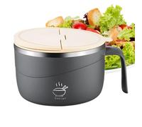 Generico Porte-déjeuner en acier | Récipient étanche pour préparation de repas, boîtes pour sandwichs et collations, pour voyage, pique-nique, camping, randonnée, bureau, école, maison et événement