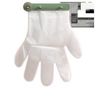 Generico Porte-gants mural avec clip | clip pour gants de salle de bain | porte murale avec 100, pour salle de bain, cuisine et réfrigérateur