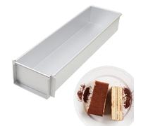 Genérico Porte-gâteau rectangulaire : sur un plat de cuisson qui n'est pas de, plat à gâteau | Portelatina de gâteau à la crème, moule rectangulaire en alliage d'aluminium pour gâteau au fromage, aniv