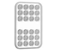 Generico Porte-gommes à double face, étui avec ventouse - avec miroir intégré | pour voiture maison bureau salle de bain