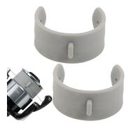 Genérico Porte-moulinet en silicone de 3,7 pouces | Protecteur de moulinet élastique pour moulinet de voyage pour hommes et femmes, pêcheurs, voyages en plein air, accessoires, protection