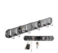 Generico Porte-objets à angle avec multi-crochets, organisateur mural pliable sans perçage, rack d'angle pour famille amis hommes femmes maison intérieur garage douche cuisine