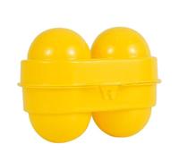 Generico Porte-oeufs de camping - Boîte à œufs à 2 poutres, Boîte de rangement pour œufs avec protection antichoc, distributeur de plateaux à œufs pour camping, pique-nique, voyage en plein air