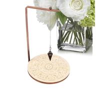 Genérico Porte - Pense avec Phases lunaires avec Plateau | Porte tournante en Bois pour Divination, Organisateur de sorcières pour Collier et Pierre apaisante