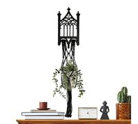 Genérico Porte-plantes tissé à la main gothique Boho