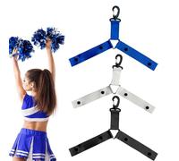 Generico Porte-pompon pour sac de danse | 3 pièces étiquette pour pom-pom girl | porte-pompon pour sac à dos avec bouton | pour compétition de pom-pom girl Jeux d'événements sportifs et de danse