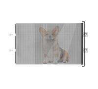 Generico Porte pour les escaliers - Barrière intérieure rétractable de 49 pouces de large, portail à l'épreuve de bébé | Couloir Balcon Patio Garage Salle de bain Pont Porche Barrière