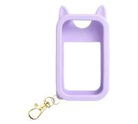 Generico Porte Spray Pour Mains | Sac En Silicone Avec Oreilles - Trousse De Voyage Avec Porte-clés | Pour Femmes Hommes Voyage Voiture Plage Parc De Travail École Centre Commercial