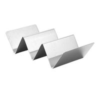 Generico Porte Tacos en acier inoxydable - Porte Tacos en métal | Set de porte Tacos | Ustensiles de four en métal antidérapant, pour buffets, restaurants, buffets, tortillas et crêpes