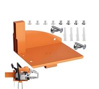 Generico Porte-tronçonneuse avec crochets muraux extra résistants | Organisateur de garage pour camion, jardin, atelier, tondeuse, tracteur, ATV, bois et remorque