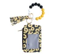 Genérico Portefeuille avec perles | Porte-cartes avec sangle de poignet décoré de perles et porte-monnaie pour femme | pour voyage, fête, célébration, mariage, shopping, citronier, Consulte la