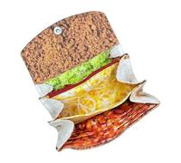 Generico Portefeuille Burrito - Plusieurs poches, polyvalent, Sac Burrito, Sac Burrito en cuir | Portefeuille Tortilla pour hommes Étudiants de premier cycle Jeunes adultes Voyageurs Utilisation