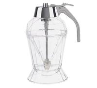 Generico Pot à miel avec support - distributeur pour sirop d'érable, pot anti-goutte, accessoire durable pour stocker, design facile à verser, vaisselle élégante | casseroles Idea