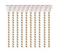 Generico Poteaux pour pour électroculture - Ensemble de tiges de jardin avec bobine de cuivre, outils de soutien de croissance de 13,7 pouces | pour l'activation du sol énergétique en métal de