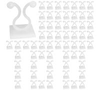 Generico Pothos Lot de 100 clips adhésifs pour plantes de jardin, crochets de support pour vis murales, outil de fixation sûr pour plantes, à suspendre en résistant, idéal pour la D