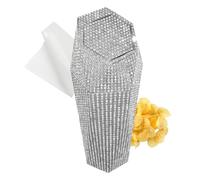 Generico Poubelle de voiture | Panier avec couvercle pour intérieur avec cristaux | Conteneur à déchets hermétique pour véhicules - Pour camping, voyage, camions, SUV fourgon, camping-car, conduite de