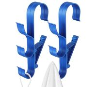 Generico Poulet Skimmer Holder - crochets de piscine | Porte de crochet polaire | stockage de natation | 2 pièces Faucinetto de stockage 'équipement de piscine pour feuilles ratissage filets att