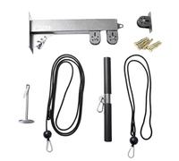 Genérico Poulie de poids : poulie de poids fixée au mur | Poulie de câble de gym à la maison, câble à rangée basse avec charge de roulement de 220 LB, équipement de C