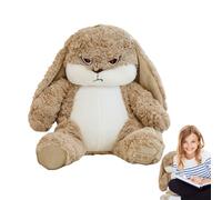 Generico Poupée lapin - Lapin de peluche vive et réaliste, animal décoratif à embrasser | Accessoire cadeau et jeu pour enfants, filles, garçons, vacances, anniversaires,