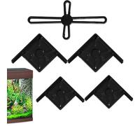 Genérico Pour aquarium, charbon de bois, sécurité sans barbon : protège l'angle de la couverture de l'aquarium, bord écrit