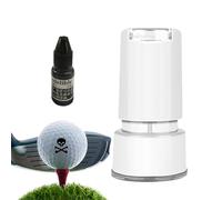 Generico pour balle de golf, kit de marquage balle de golf, marqueur exclusif pour balles de golf à séchage rapide | amusant pour le golf créatif avec tampons marqueurs imperméables