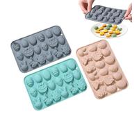 Generico pour bonbons de Pâques - Ensemble de cuisson en silicone antiadhésif résistant à la chaleur | à gelée au chocolat avec panier à œufs de lapin | Kit d'artisanat pour cupc