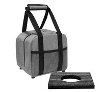 Genérico Pour boules de bowling - Pour boules avec support à une seule boule | Oxford Cloth Black Grey Tote B'AG, support interne et coussin en mousse B´All B´AG, bouclier protecteur pour hommes