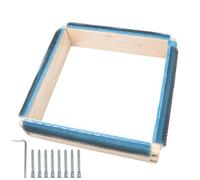 Generico pour broderie - Cercle en bois, outil pour point de , accessoire pour couture à la main, présentoir de broderie | cadre pour parchemins réutilisable avec finition en bois Na