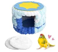Generico Pour Cage, Maison Chaude Et Mignon Avec Oreillers, Hiver Pour Perroquets, Dormir Climat Froid Cacatoès Perruche Agapornis Canari Animal Chinchilla