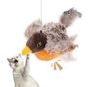 Generico Pour chats - Simulation de peluches, interactif activé au toucher, pour claquer, qui gazouille rechargeable par l'intermédiaire