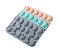 Generico pour chocolat de Pâques - Ensemble de paniers à œufs en silicone de 3 pièces, moules antiadhésives résistantes à la chaleur et sûres, moule à sucre, bonbons, fondant, argile pour cupcake |
