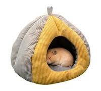 Generico pour hamsters - pour souris en peluche épaissie de 150 g, grotte en coton semi-fermée, chaud et confortable au design à suspendre | pour chinchilla, furets, petits animaux, tuer
