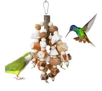 Generico pour la fourrage - Jouet naturel pour l'alimentation des perroquets, os de sépia contenant du bois | Assistant de formation comportementale des résistances