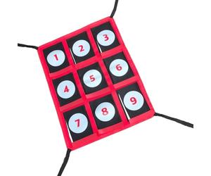 Generico Pour La Pratique du Lancement - Tissu Oxford 69 Cm, Formateur pour La Précision du Lanceur, Grille pour Frapper avec 9 Poches | Home Garage Gym École Équipe Session Entraînement Tumule