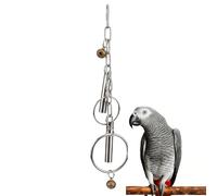Genérico pour oiseaux pour cage - En acier inoxydable qui fait du son, résistant pour perroquets, perroquets gris africains, inséparables, cacatoès, pinsons