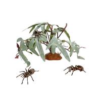 Generico pour Reptiles de Terrarium | Végétation Faux Réaliste - Feuilles Artificielles pour Dragon Barbu,pour Poisson d'eau Douce Tortue Betta Léopard Caméléon Grenouille Amphibie