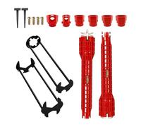 Generico pour robinet de salle de bain - Outil de réparation multifonctionnel pour tuyaux pour charges lourdes, ensemble hydraulique portable | Pratique d'entretien pour lavabo, v