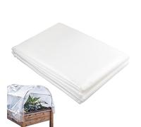 Genérico Pour serres : bouclier en PVC transparent et robuste, design de porte avec fermeture éclair intégrée, matériau résistant à l'eau, résistant aux chocs et aux intempéries | Kit de protection