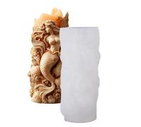 Generico Pour Sirènes - Moule en Silicone, Réutilisable pour Fai-de-Te, Résine, Craie, Créations avec du savon, Décorations de table, Décoration de maison, Set créatif pour L